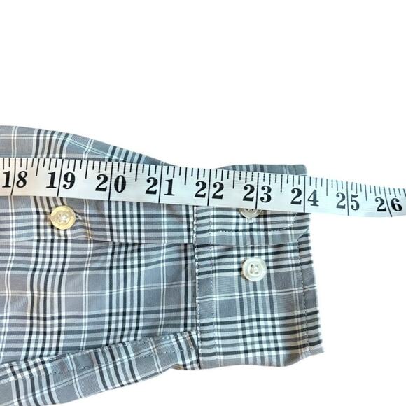 Orvis Active Fit Seawool Plaid Button Down Shirt Mens M Gray Performance Fishing - Picture 4 of 9